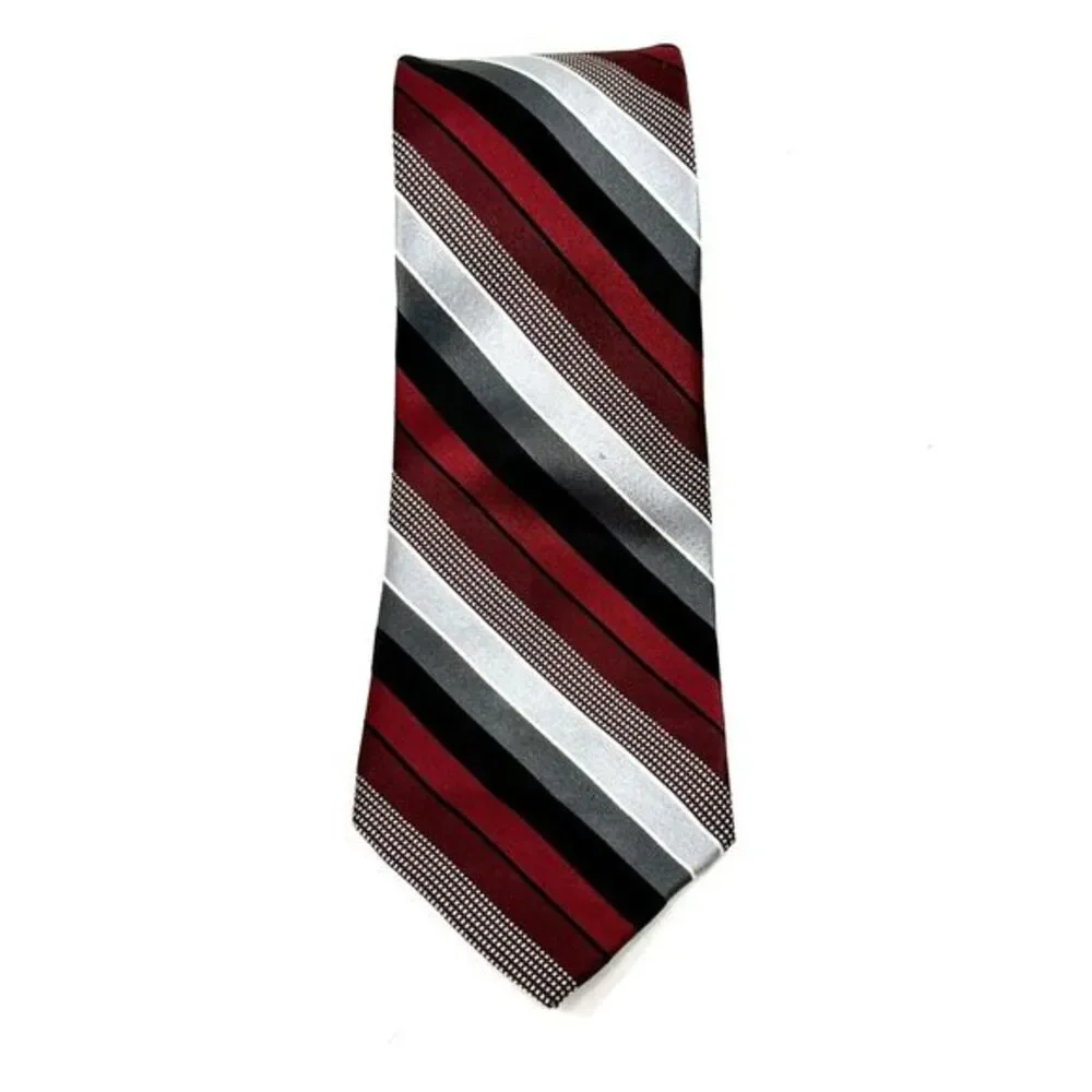 Michael Kors Multi Color Striped‎ Men's Necktie 100% Silk 3.5